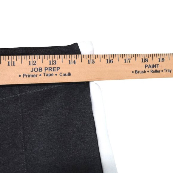 Abercrombie & Fitch Track Leggings L Gray White Side Stripe Modern Slim Joggers - Picture 5 of 8